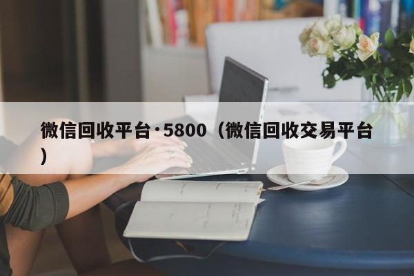 微信回收平台·5800（微信回收交易平台）