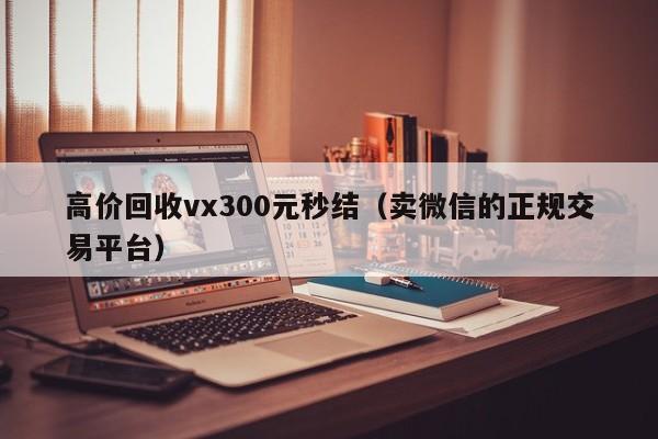 高价回收vx300元秒结（卖微信的正规交易平台）